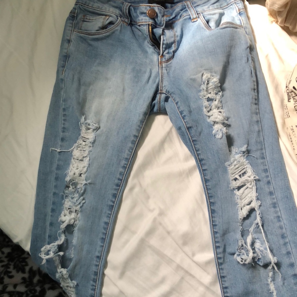 Distressed Forever21 Jeans